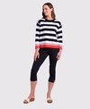 Foil Sweater Multi Stripe Knit