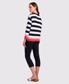 Foil Sweater Multi Stripe Knit