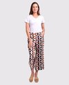 Foil Trousers Wide Leg Cropped Linen