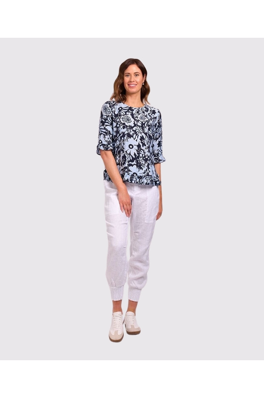 Foil Top Scoop Hem