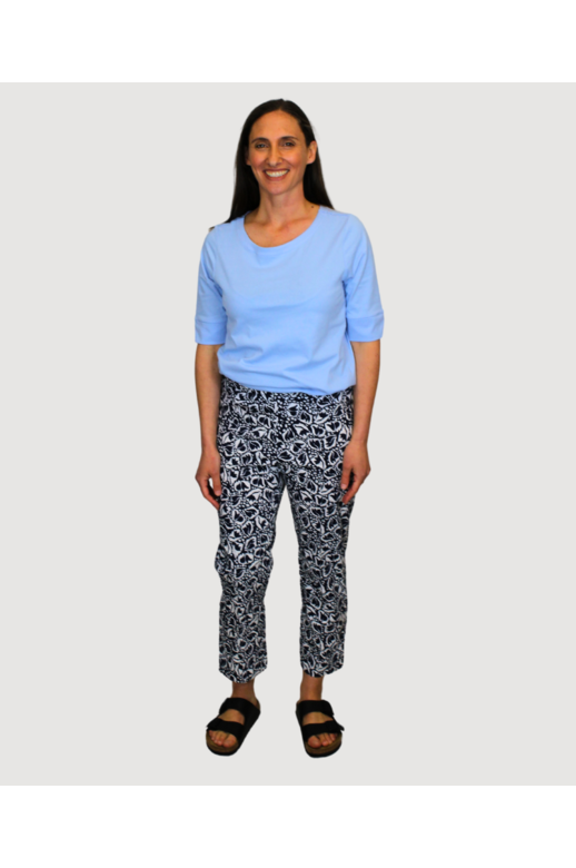 Esplanade Pants 7/8 Cotton/Nylon Print
