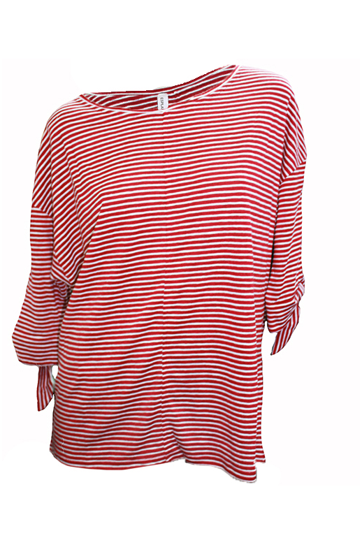 Esplanade Top L/S Tie Stripe