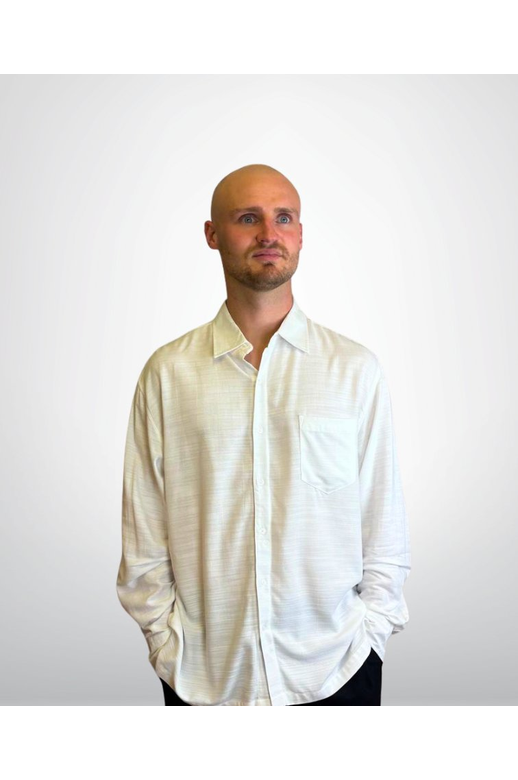 Kingston Grange Shirt L/S Bamboo White