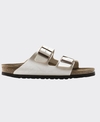 Birkenstock Arizona Birko-Flor Graceful Pearl White Regular