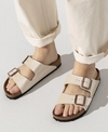 Birkenstock Arizona Birko-Flor Graceful Pearl White Regular