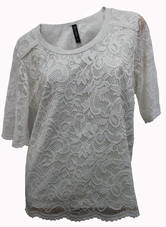 Memo Top 3/4 Lace Front - Women's Tops | Yarntons | Free NZ shipping on ...