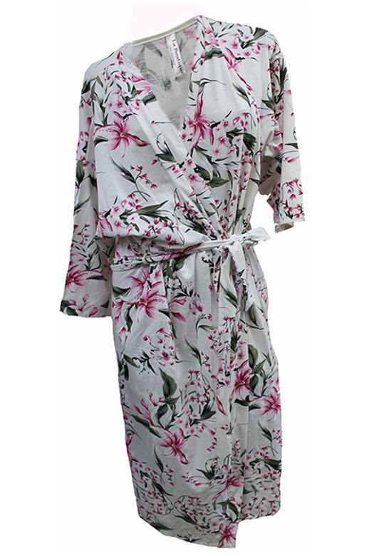 La Boutique Robe Cotton Print