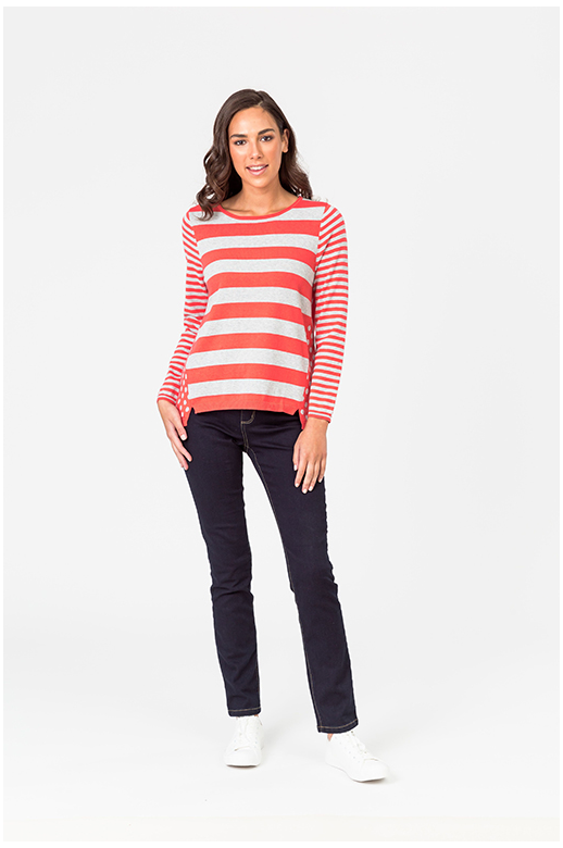 Classified Knit Stripe Spot