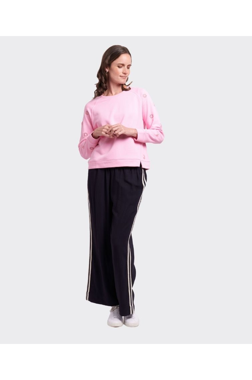 Foil Jumper Embroidery Anglaise