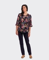Foil Top Gathered Scoop Hem