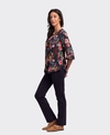 Foil Top Gathered Scoop Hem