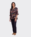 Foil Top Gathered Scoop Hem