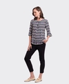 Foil Top Gathered Scoop Hem