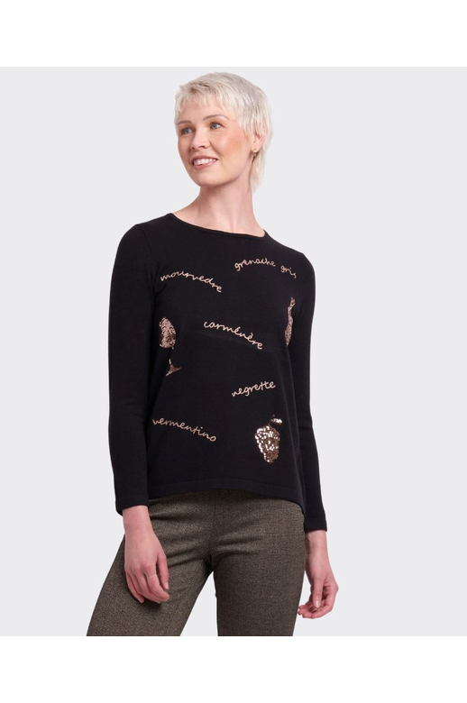 Oh Three Sweater Embroidery