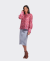 Oh Three Shirt Ruffle Neck