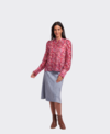 Oh Three Shirt Ruffle Neck