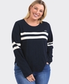 Elm Tee L/S Adora Chest Stripe