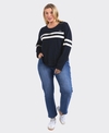 Elm Tee L/S Adora Chest Stripe
