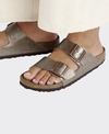 Birkenstock Arizona Birko-Flor Graceful Taupe Regular