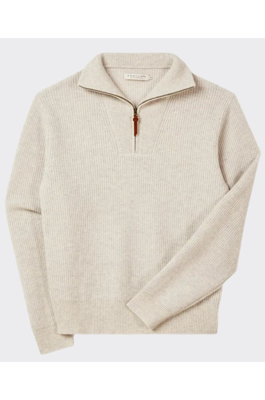 RMW Linton 1/4 Zip Lambswool Knit