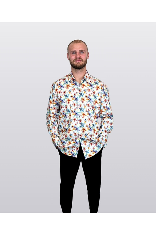 Scoop Shirt Vivre Floral Print