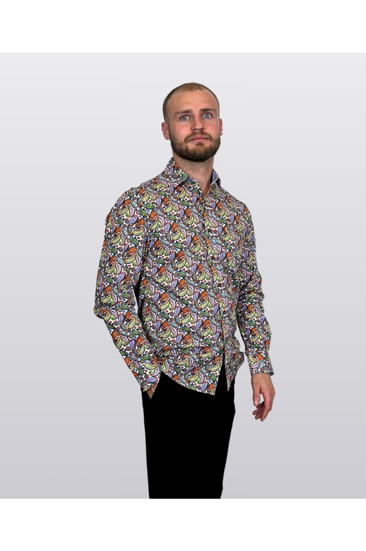 Berlin Shirt L/S Abbey Road Paisley Print