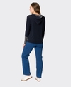 Foil Jumper Contrast Trim Hooded Merino