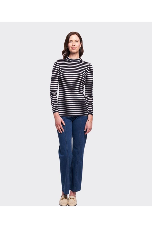 Foil Top Signature Turtle Neck
