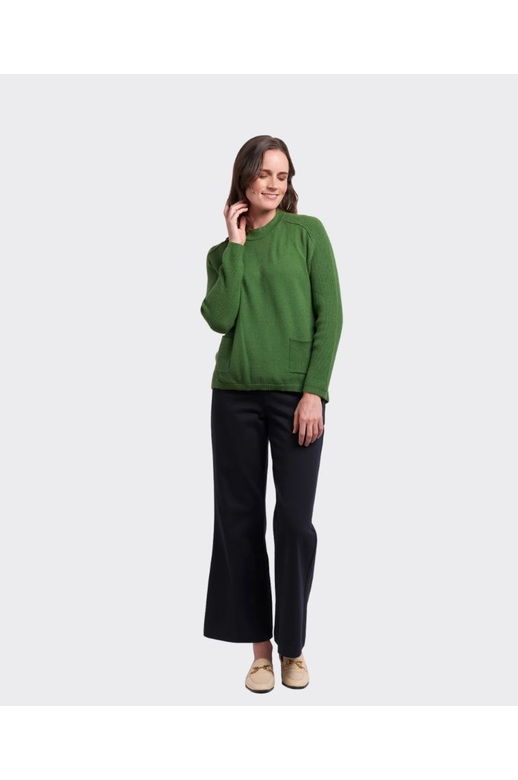 Memo Jumper High Neck Button Back