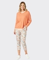 Threadz Pant Lyla Crop Floral Print