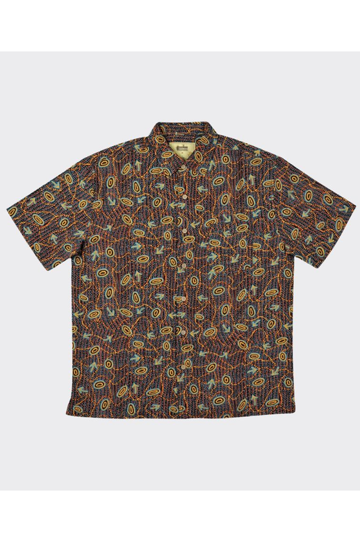 Kingston Grange Shirt S/S Bamboo Yankirri Jukurrpa