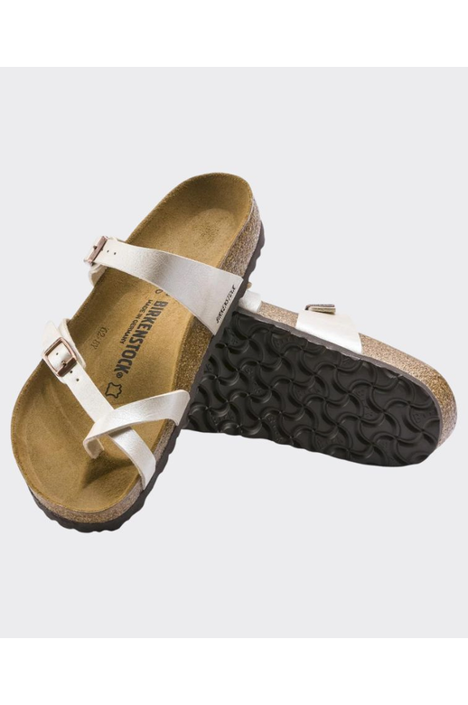 Birkenstock Mayari Birko-Flor Graceful Pearl White Regular