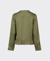 Vassalli Jacket Button Up Frill Hem