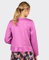 Vassalli Jacket Button Up Frill Hem