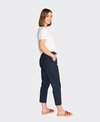 Vassalli Pant Slim Leg Elastic Waist Tie