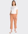 Vassalli Pant Slim Leg Elastic Waist Tie