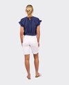 Vassalli Short Slim Leg Above Knee Denim