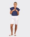 Vassalli Short Slim Leg Above Knee Denim