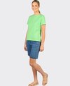 Vassalli Short Slim Leg Above Knee Denim