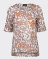 Vassalli Top Round Neck S/S Print