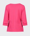 Vassalli Top Boat Neck 3/4 Sleeve