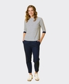 Charlie Jane Tee Matheson 3/4 Sleeve Trim 