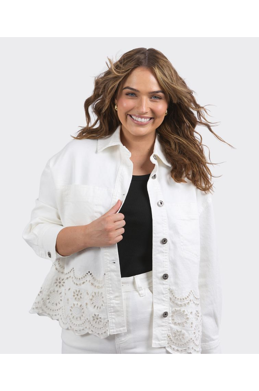 Elm Jacket Lace Denim