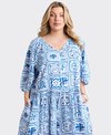 Elm Dress Dolce Tile Midi