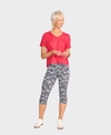 Esplanade Pant 3/4 Cotton/Nylon Printed