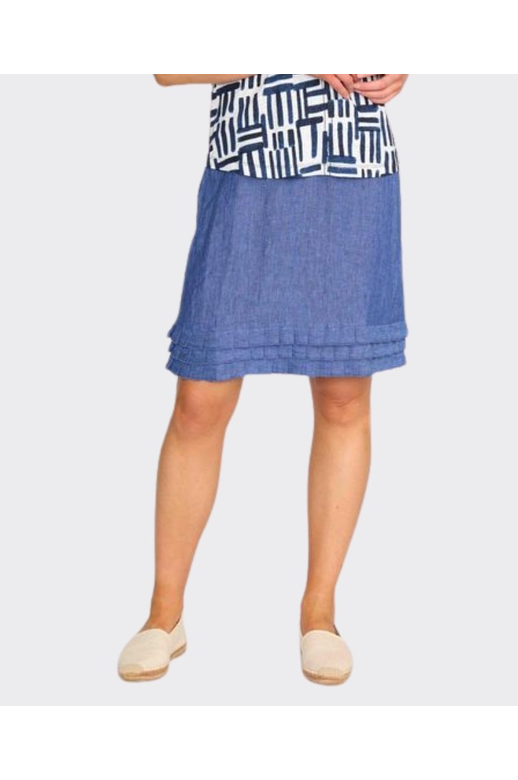 Foil Skirt Pleat Dreams Linen