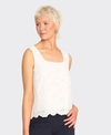 Foil Top Flower-Ful Shell Broderie Anglaise