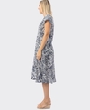 Orientique Dress Bias Pockets Aksharay Navy