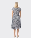 Orientique Dress Bias Pockets Aksharay Navy