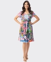 Orientique Dress Easy Fit Printed Cotton